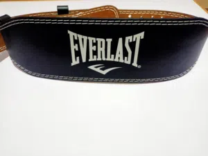 حزام جيم Everlast جلد طبيعي - سمك 5 ملم - حالة ممتازة