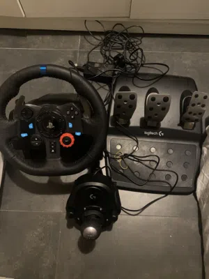 Logitech Driving wheel PS سكان بلايستيشن