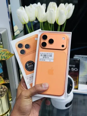 iPhone 17proMax256Gb Orange Arabic official version 100% Battery Less Use Device