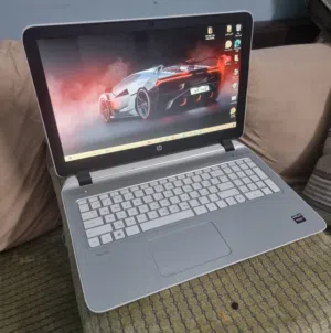 لابتوب اتش بي AMD R5 الرام 8 جيجا هارد ديسك 256 اس اس دي وهارد تاني 500 جيجا hp AMD 5 RAM 8 GB SSD