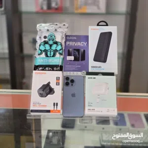 iPhone 13 Pro – 256GB – نسبة البطارية 91% – مع ضمان شهرين وباقة ملحقات كاملة