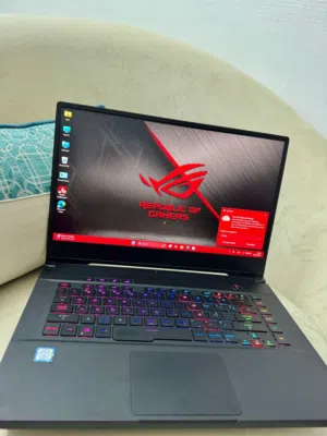 لابتوب جيمنج Asus Rog كرت شاشه 2070 شاشة 240 hz مواصفات جباره I7