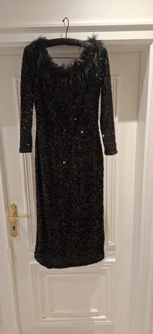 فستان ماكسي سهرة أنيق ترتر