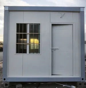 Portacabin sandwich Panel Security Room 3 x3 for sale 2 window 1 door