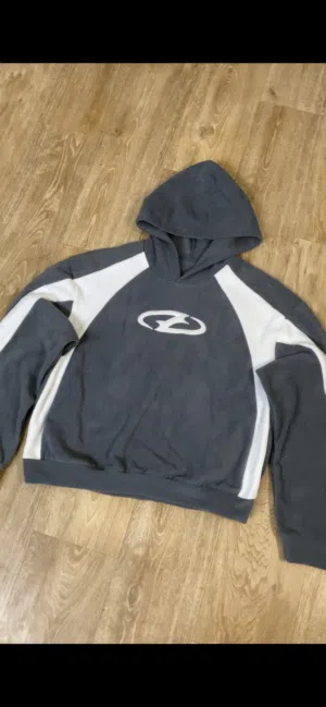 Grey asthetic hoodie