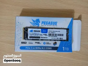 هارد SSD Pegasus 1TB M.2 NVMe جيل ثالث (صحة 100% مع العلبة)