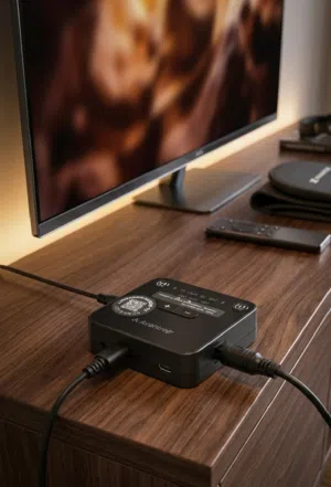 جهاز بث بلوتوث أصلي للتلفزيون وللاعبين القيمرز Avantree Audikast Plus (بدون تأخير صوت)