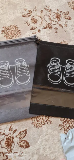 HELLO EVERYONE   SHOE BAGS AVAILABLE   2COLORS   BLACK AND GREY