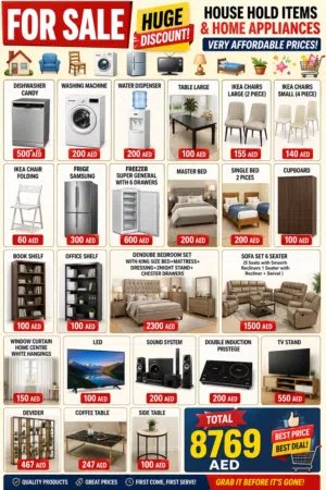 Home Furniture and Appliances for sale