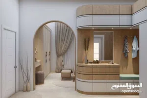 شقة دور السادس يوجد اصنصير شغال بالكود حجم كبير جديدة تشطيب حديث ممتاز بالدهماني