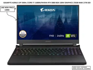 GIGABYTE AORUS 15P RTX 3080