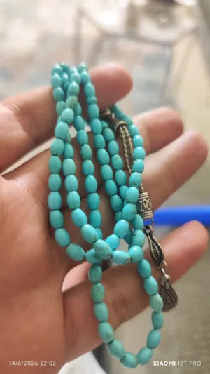 سبحة 99 حبة فيروز