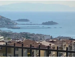 Kuşadası 3+1 Apartment for Sale  Full Sea View  Stunning Location and View
