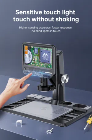 مايكروسكوب مع شاشة 7 انش ذات تقنية عالية جدا 7" Full Focus HD Electronic Microscope