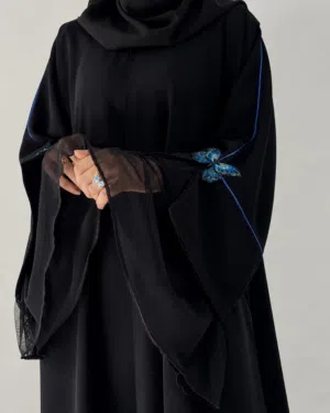 عبايه الفراشات مع شال
