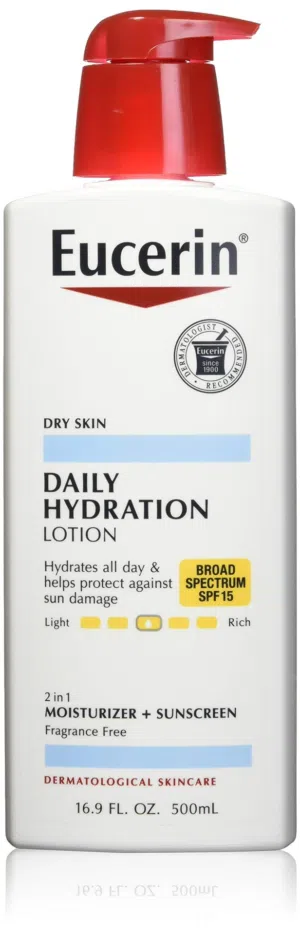 Eucerin daily lotion with spf