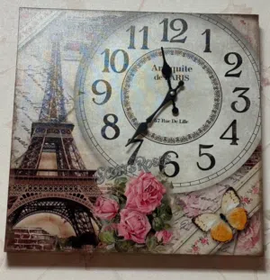 ساعة حائط ديكوباج شغالة 100٪