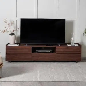 TV Unit (fits up to 80) – Walnut  1 Year Old  Discovery Gardens