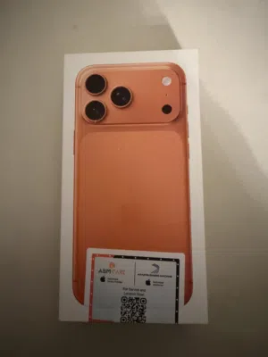 iPhone 17 pro max 256 جديد مع مدخل خط وكفاله سنتين