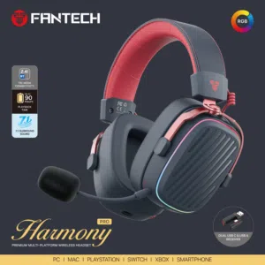 FANTECH WHG02P HARMONY PRO WIRELESS GAMING HEADSET سماعات فانتيك هارخوني كن فانتيك الجديدة كليا