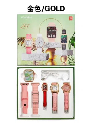 مجموعة ساعات i-530 Mini Series الذكية — جيل جديد من الأناقة والذكاء في معصمك اجمع بين الفخامة....