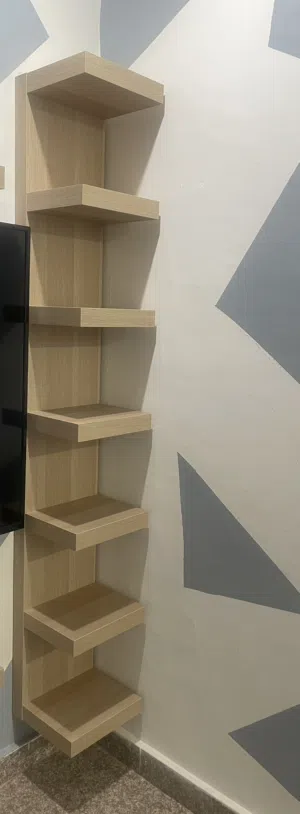 2 pcs of wall Bookcase shelving units