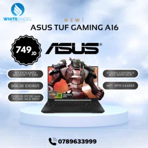 Asus tuf gaming a16 ryzen 7 RTX 4050 بس ب 749 دينار