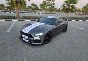 Dhs 46000/= Ford Mustang Eco Boost V4 - 2021 - مسرفس بالكامل  - اقتصاديه