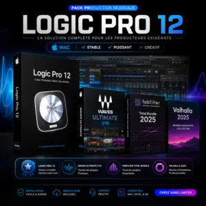 Logic Pro 12 + Waves Ultimate V16 240 + FabFilter & Valhalla 2025  Production Bundle Pro Mac MAD