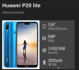 Huawei Nova 3E 64 GB in Aden