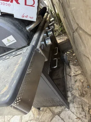 شواية غاز احترافية 4 Burner Outdoor BBQ Grill مع موقد جانبي وحوض ستانلس – تصميم فاخر