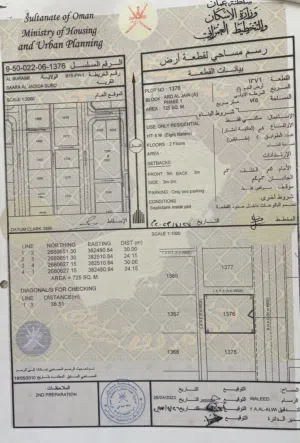 ارض سكنية في ارض الجو موقع ممتاز