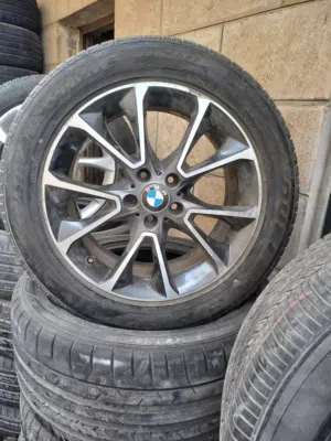 جنط مع اطارات مقاس 19 bmw x5 مميز