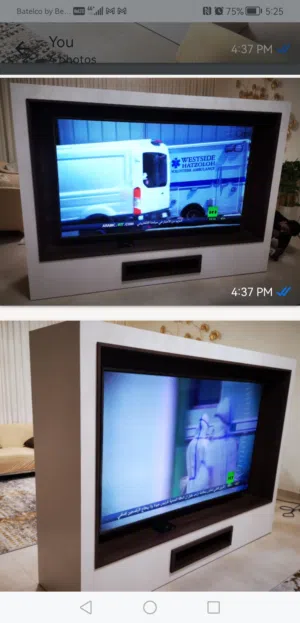 Custom made 2 side TV Stand