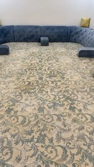جلسه ارضيه مخمل مع ستاره وفرشه