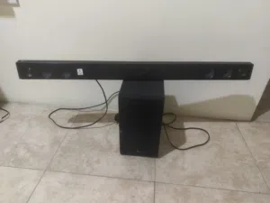 LG sound bar SJ3 with wireless subwoofer no remote