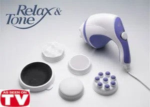 جهاز المساج ريلاكس تون مساج اربعه 4 روؤس Relax tone تدليك و رجاج التدليك للجسم و العضلات