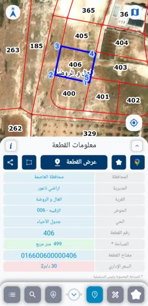 Residential Land for Sale in Amman Naour