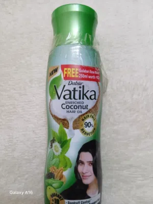 زيت دابر فاتيكا الهندي   الغني بجوز الهند (Dabur Vatika Enriched Coconut Hair Oil) المخصص للتحكم ف