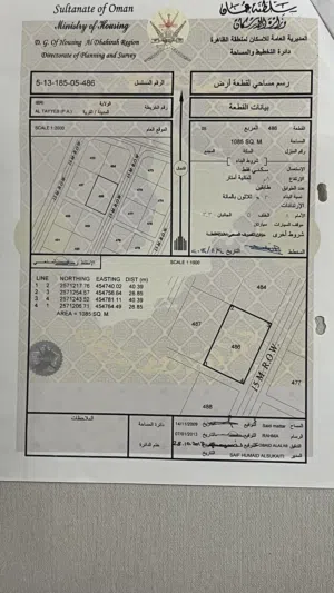 للبيع ارض سكنيه