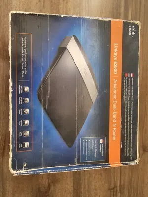 رواتر linksys موديل E2500من شركة cisco Dual-Band مستعمل للبيع