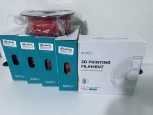 (High Speed Matte Red PETG) بكرات فلمنت قياس 1.75م.