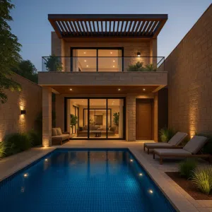 شاليه عظم للبيع المستعجل طابقين مع بركة الغور الهلالي لقطة بسعر حرق