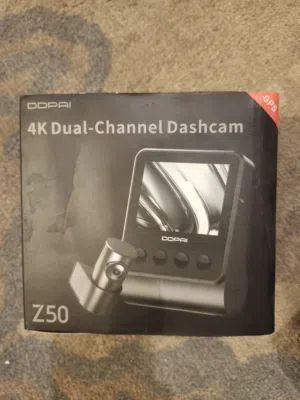 DDPAI Z50 4K Dash Cam Front and Rear, Built-in GPS