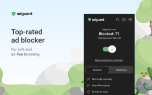 برنامج حظر الإعلانات adguard جهاز واحد مدى الحياه