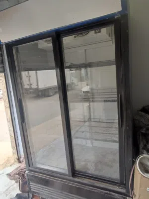 ثلاجة عرض بابين تبريد ممتاز عادي مش انفيرتر