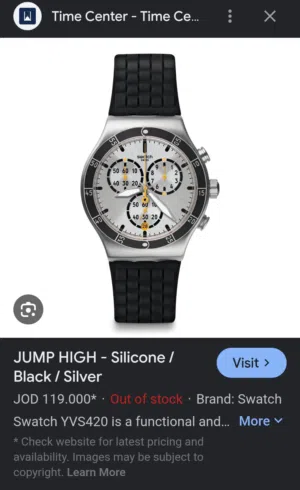 Analog Quartz Swatch watches for sale in Amman