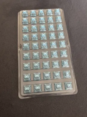 45x Blue Mechanical Keyboard Switches – Clicky & Tactile