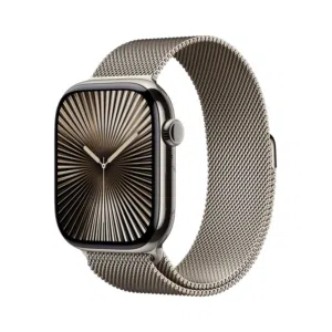 Apple watch S10 Titanium Gold GPS & Cellular 100% battery & warranty