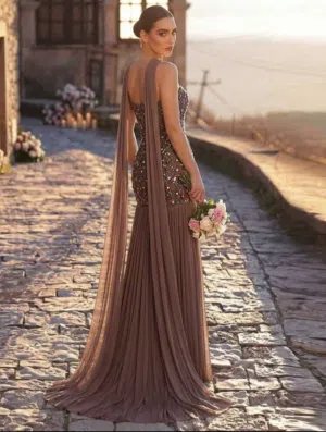 فستان سهرة للبيع (جديد)